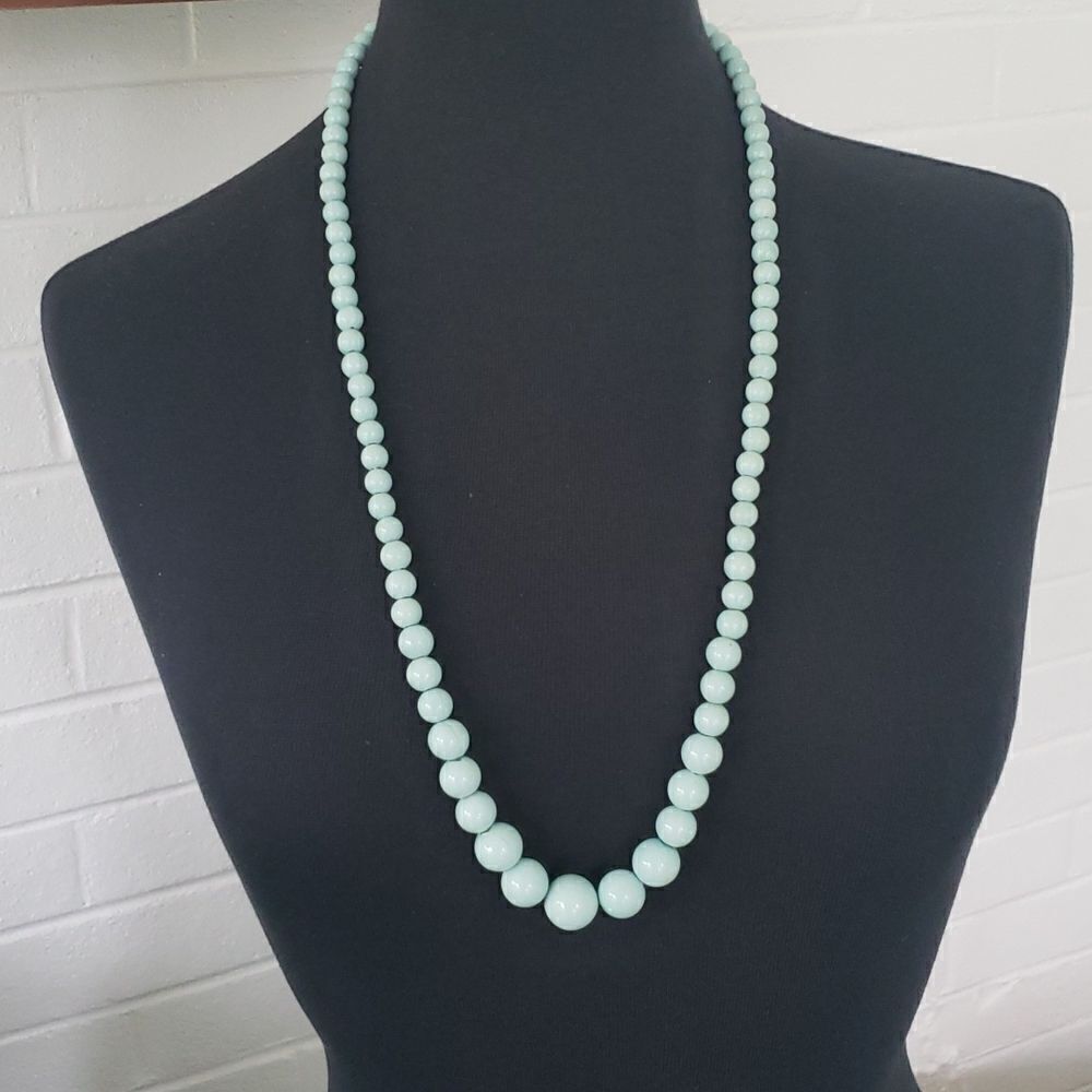 ‎Vintage Jade Faux Pearl Necklace